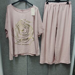 Conjunto Rosa Dorada